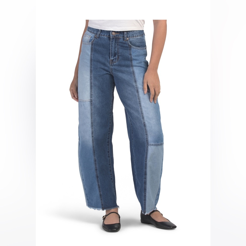 Women's Two-Tone denim Jeans